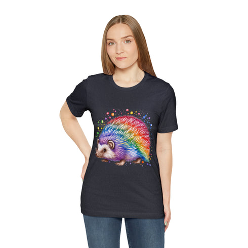 Rainbow Hedgehog - Short Sleeve Tee